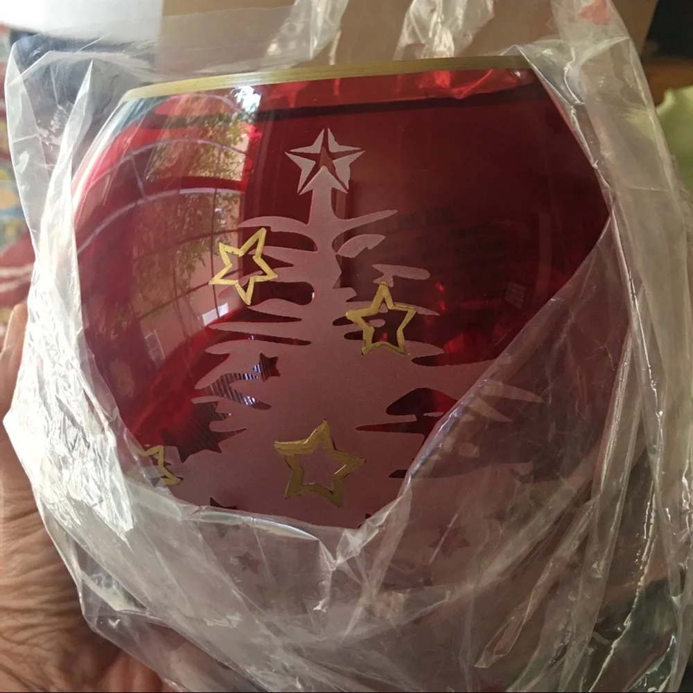 Mikasa Crystal Christmas Day Collection Bowl